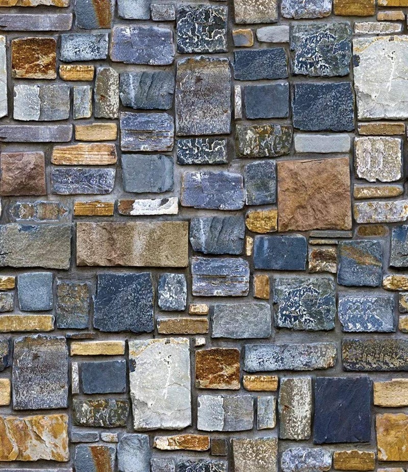 Yancorp 18"x120" Brick Contact Paper Peel and Stick Wallpaper Self-Adhesive Stone Contact Paper Fireplace Kitchen Backsplash Covers - Image 1